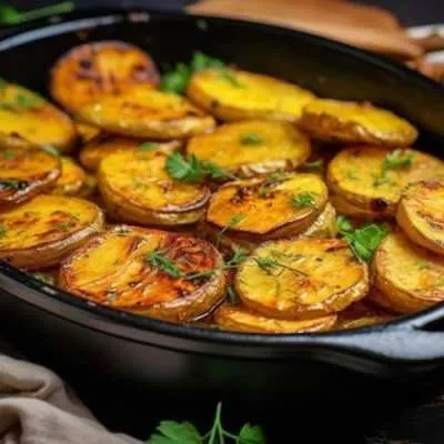 Entradas - Batatas salteadas com ervas (Entrada)