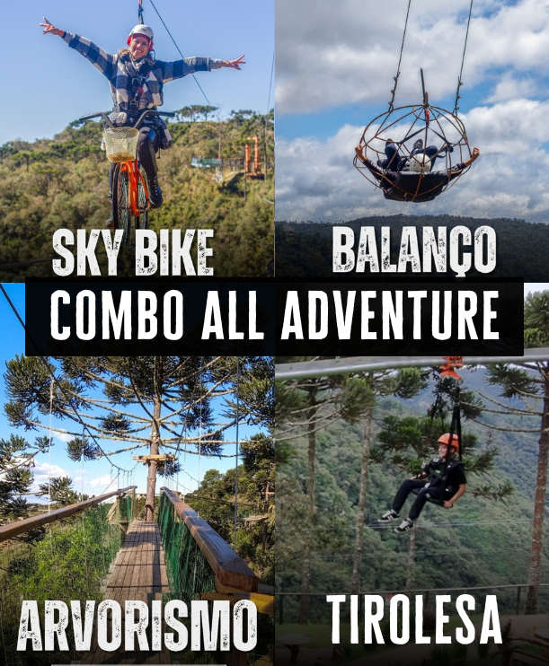 Combo All Adventure para 2 Pessoas